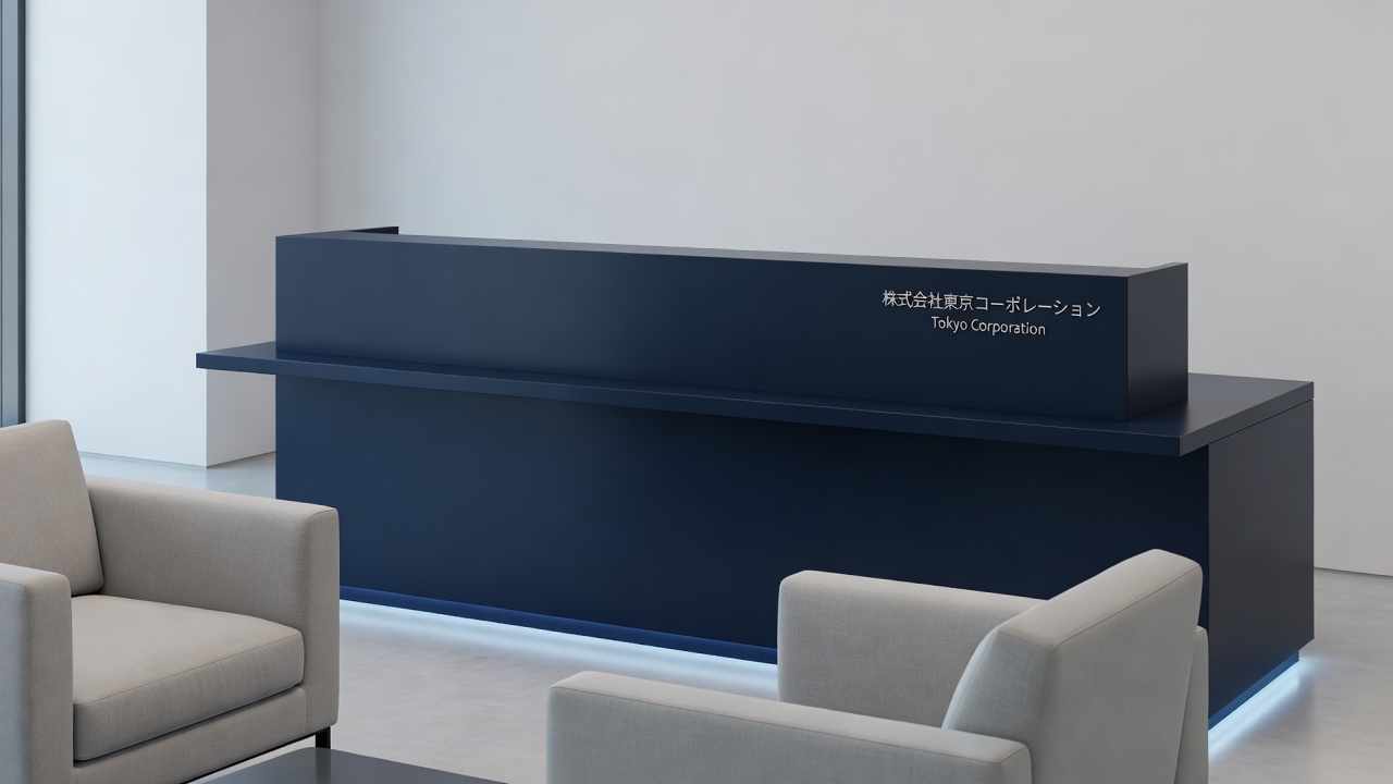 Wave Core Path Nexオフィスの受付